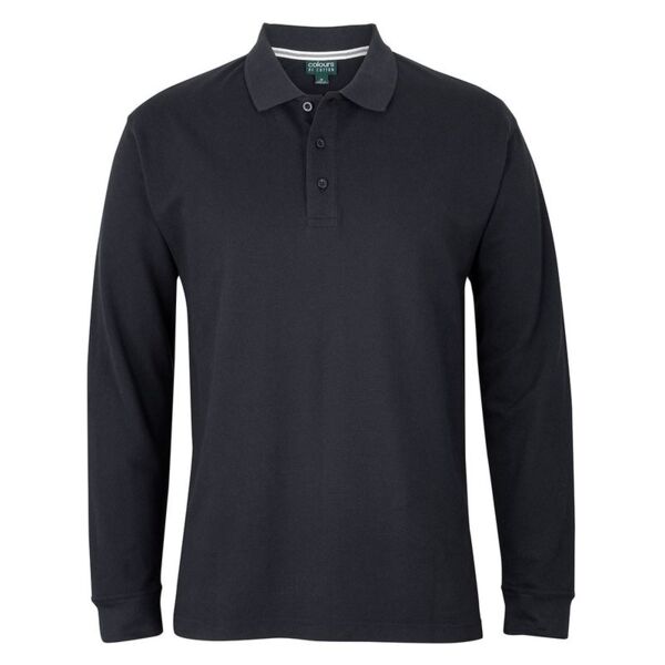 Mens C of C Long Sleeve Pique Polo Thumbnail
