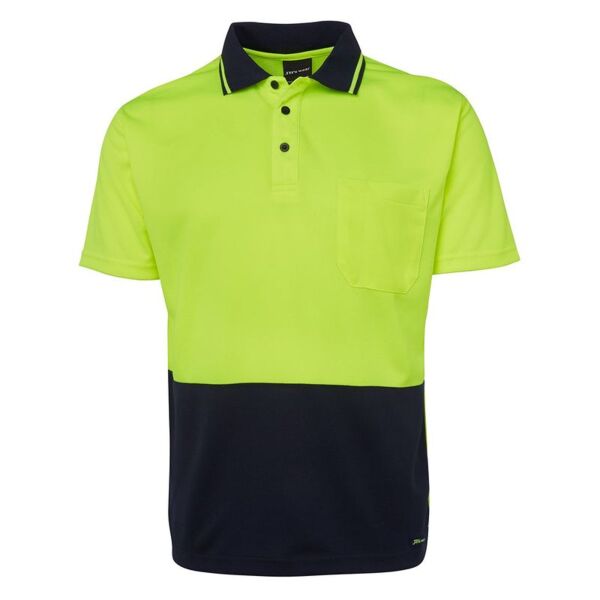Youth Hi Vis Non Cuff Traditional Polo Thumbnail