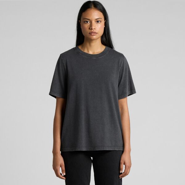 Womens Stone Wash Heavy Tee Thumbnail