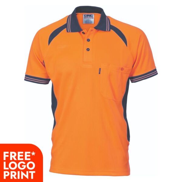 Cool Breeze Contrast Mesh Polo Thumbnail