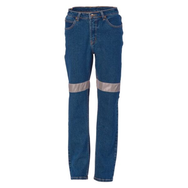 Womens Taped Denim Stretch Jeans CSR R/Tape Thumbnail